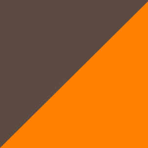 braun/orange