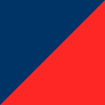 nachtblau/rot